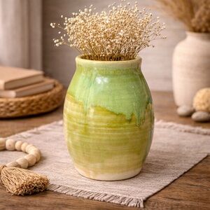 Pottery Hand Thrown Cronstein Signed Bud‎ Vase